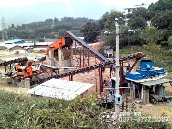 鵝卵石生產(chǎn)線(xiàn)制砂