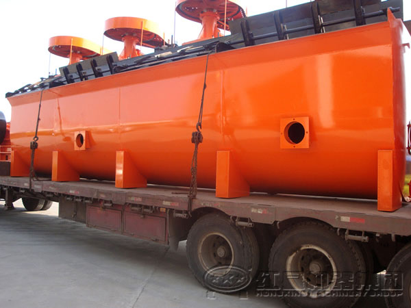 紅星礦用浮選機(jī)發(fā)貨現(xiàn)場(chǎng)