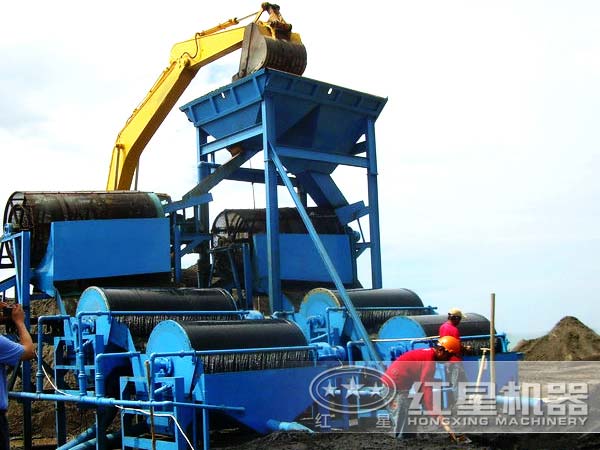 磁選生產(chǎn)線生產(chǎn)現(xiàn)場(chǎng)