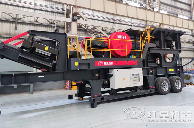 輪胎式移動破碎站圖片 輪胎式移動破碎站圖片