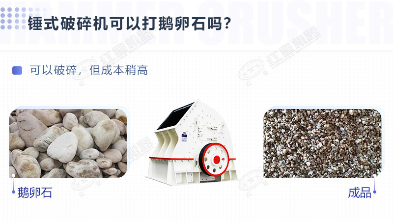 錘式破碎機(jī)處理鵝卵石 錘式破碎機(jī)處理鵝卵石