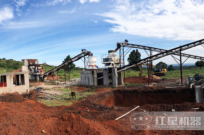 廣西客戶(hù)制砂機(jī)現(xiàn)場(chǎng)