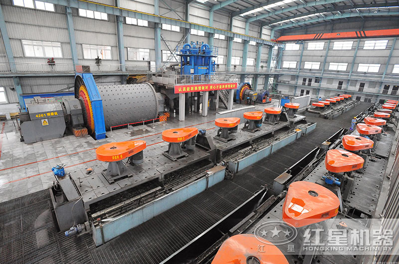 浮選機工作現(xiàn)場實拍圖