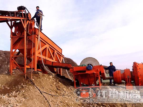 褐鐵礦選礦設(shè)備安裝現(xiàn)場