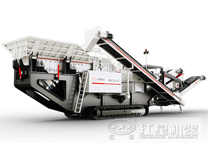 履帶式移動(dòng)破碎機(jī)——履帶液壓驅(qū)動(dòng)，一體化作業(yè)效率更高