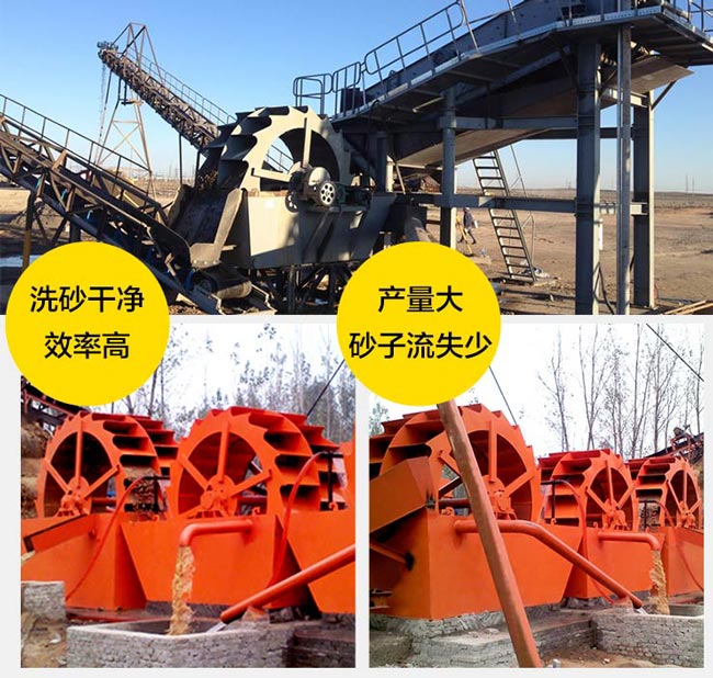 輪斗式洗砂機(jī)客戶(hù)現(xiàn)場(chǎng)