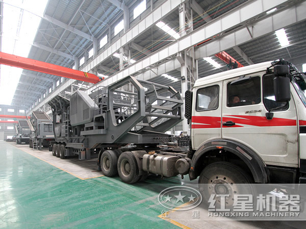 打進(jìn)重慶，紅星兩臺(tái)移動(dòng)破碎站于重慶成功投產(chǎn)