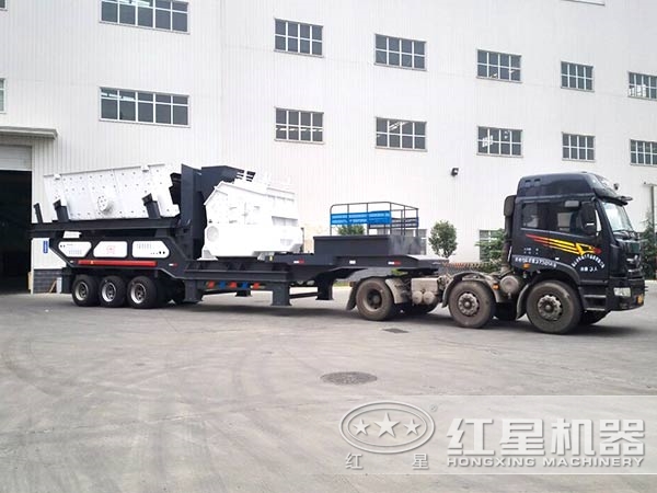 時產(chǎn)400噸流動汽車載式碾石機多少錢一臺？