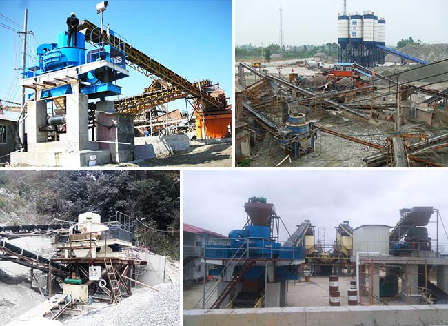 紅星碎沙機(jī)作業(yè)客戶現(xiàn)場(chǎng)合集