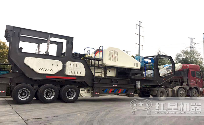 紅星可時產(chǎn)200噸移動顎式碎石機