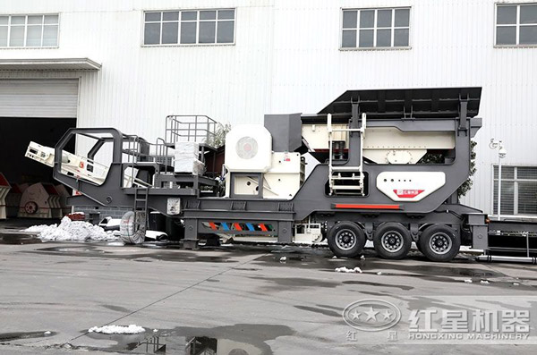 小型車式流動(dòng)石子粉碎機(jī)，小巧輕便但不失專業(yè)