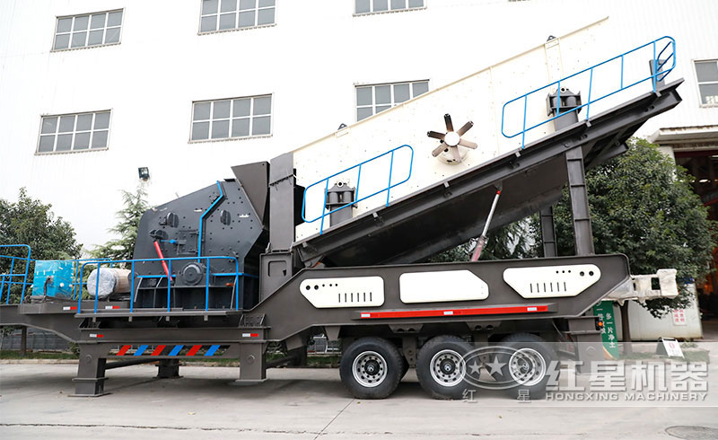 自動化反擊破碎機，破碎粒型好