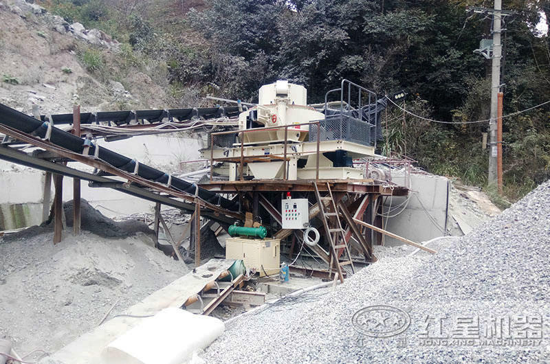固定制砂機(jī)生產(chǎn)建筑用砂現(xiàn)場