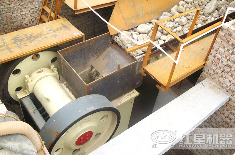 山東鵝卵石生產(chǎn)現(xiàn)場