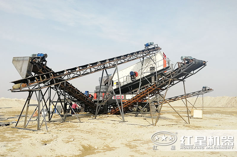 鋼筋混凝土破碎用什么機(jī)器？建筑垃圾移動(dòng)破碎站剛剛好