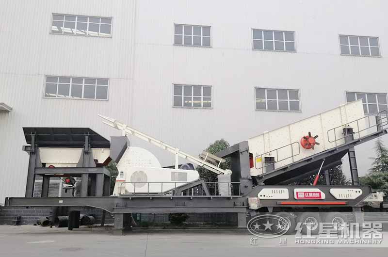 與給料機、破碎機一起搭載的新型車載可移動篩砂機