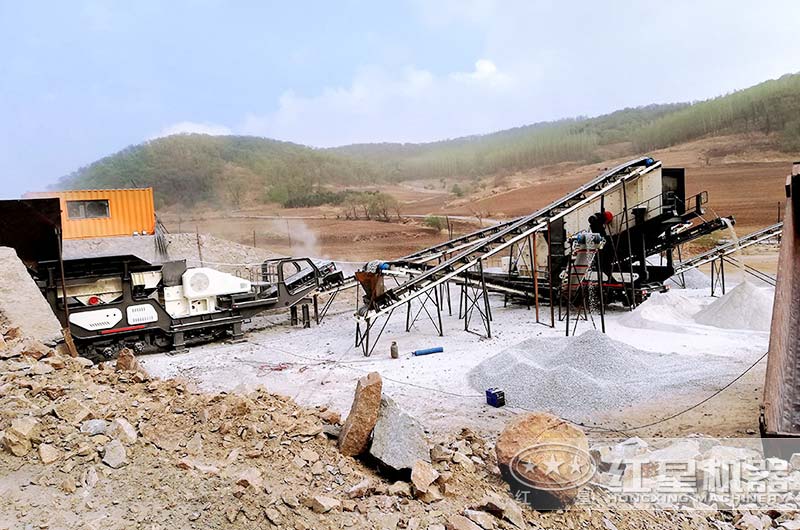 喜訊！時產(chǎn)40噸石灰石移動破生產(chǎn)線于陜西寶雞正式投產(chǎn)運(yùn)作