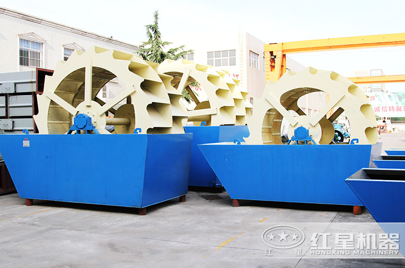 一天能洗3000噸的3020輪斗式洗砂機，以高產(chǎn)威震四方