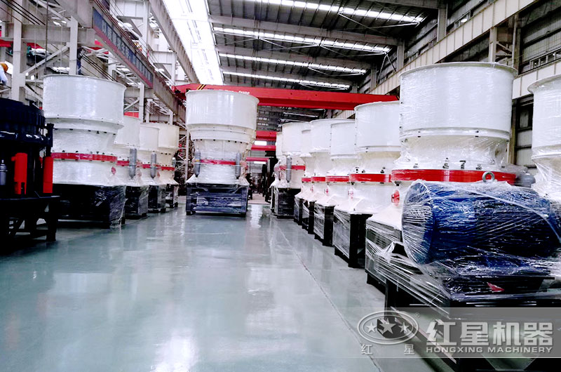 圓錐制造石子機生產(chǎn)車間