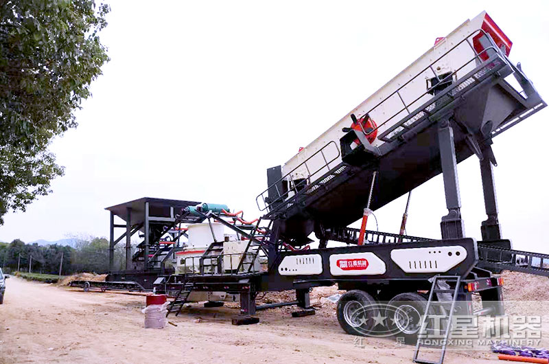 可移動(dòng)煤矸石制砂機(jī)多少錢一套？山西現(xiàn)場視頻展示