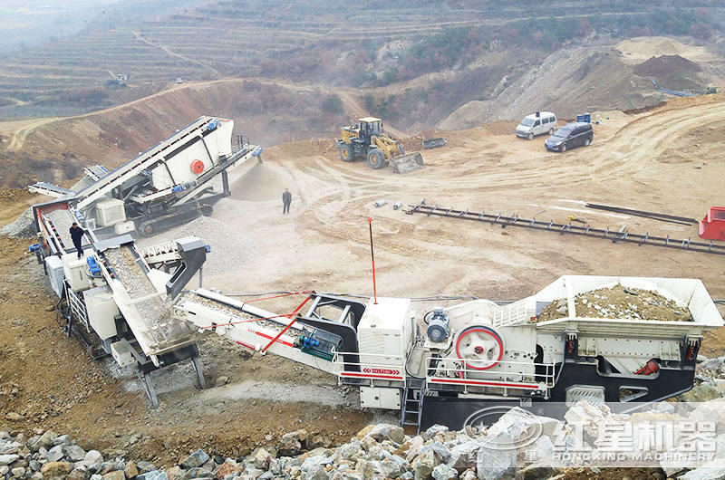 移動磕石一體機(jī)器價格是多少，哪里有賣？