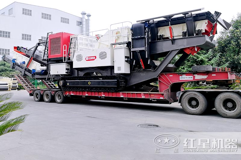 微型隱蔽式移動(dòng)石子破碎機(jī)，您就偷樂著賺錢吧！