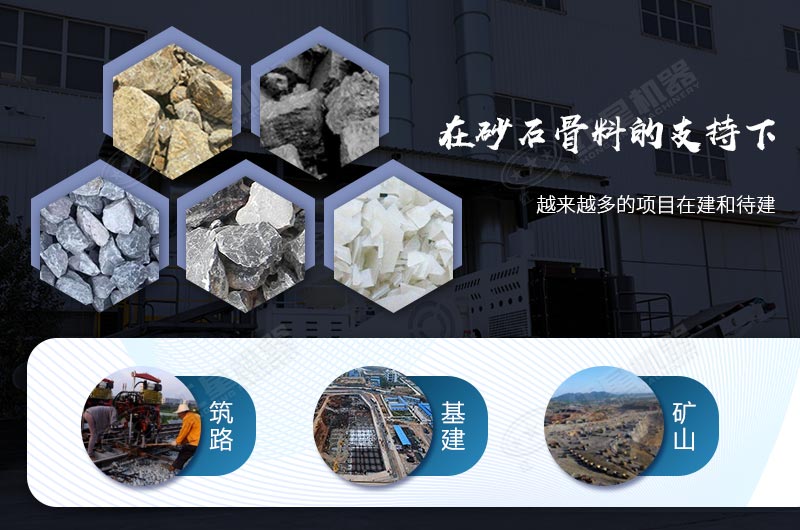 砂石骨料在未來的幾年李市場(chǎng)需求很大