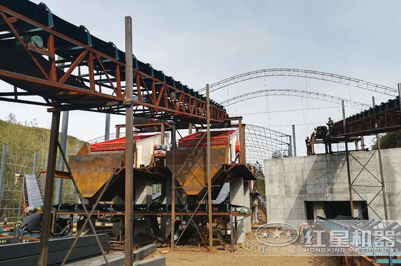 一噸原石出多少噸12、13石子？都需要哪些石子碎石機設(shè)備？