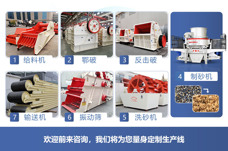 機制砂生產(chǎn)線流程，紅星可在線定制搭配生產(chǎn)線